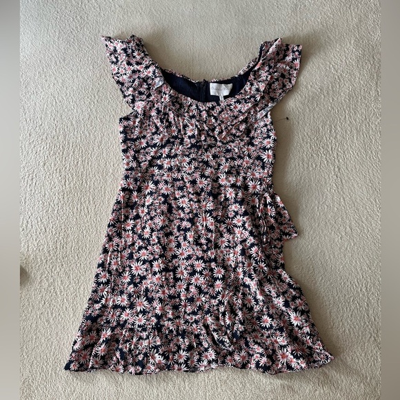 NWT Charles Henry Navy Floral Fit & Flare Dress XL - Picture 2 of 11